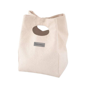 Canvas Bag, Cream Canvas Tote Bag; Reusable, Recycled, Waterproof Canvas Lunch Bags