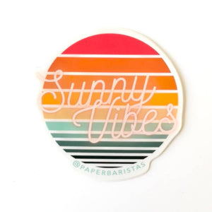 Sunny Vibes | 3 in Vinyl Sticker