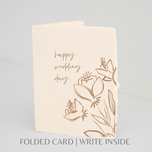 Happy Wedding Day | Wedding Engagement Greeting Card