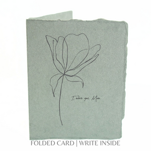 I adore you, Mom! | Mother's Day Flower Greeting Card