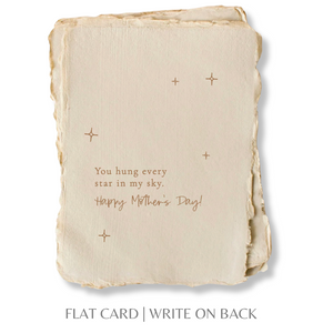 You hung every star in my sky | Mother's Day Card
