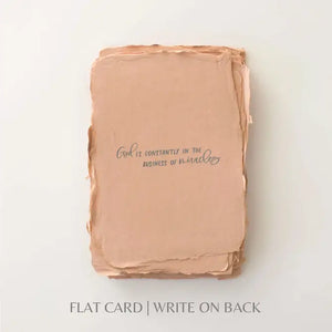 God Miracles | Religious Eco-Friendly Greeting Card