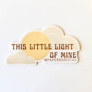 "This little light of mine" 3" Vinyl Sticker