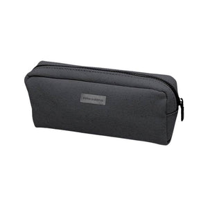 Leak Proof Recycled Canvas Pencil Bags - Black